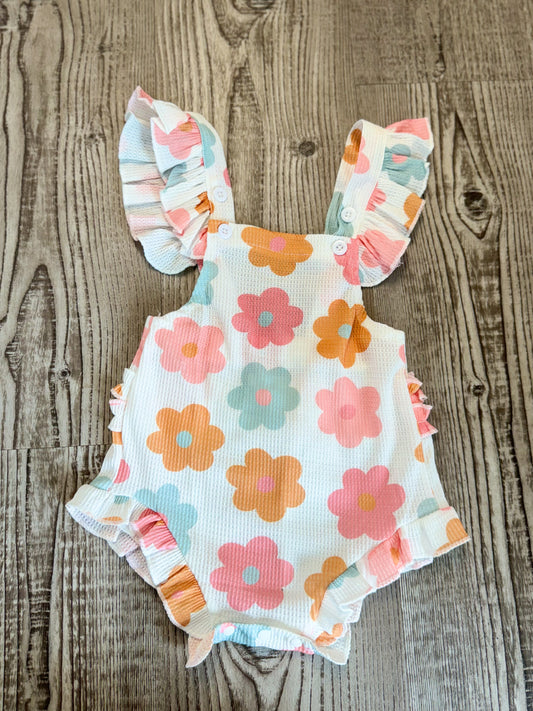 Floral Ruffle Romper