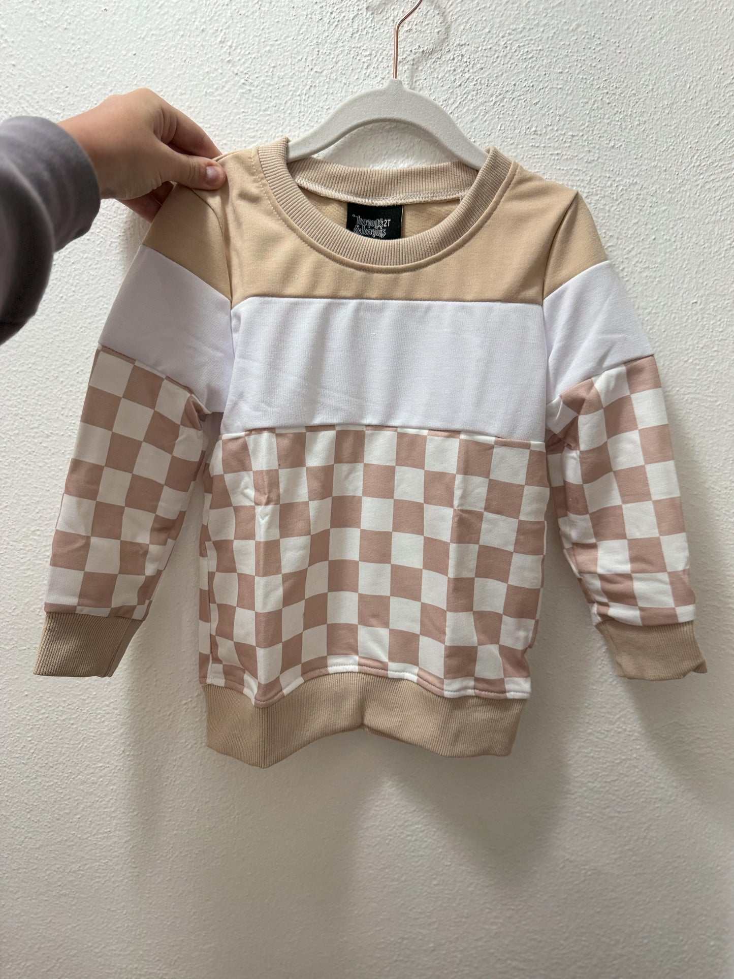 Checkered Crewneck