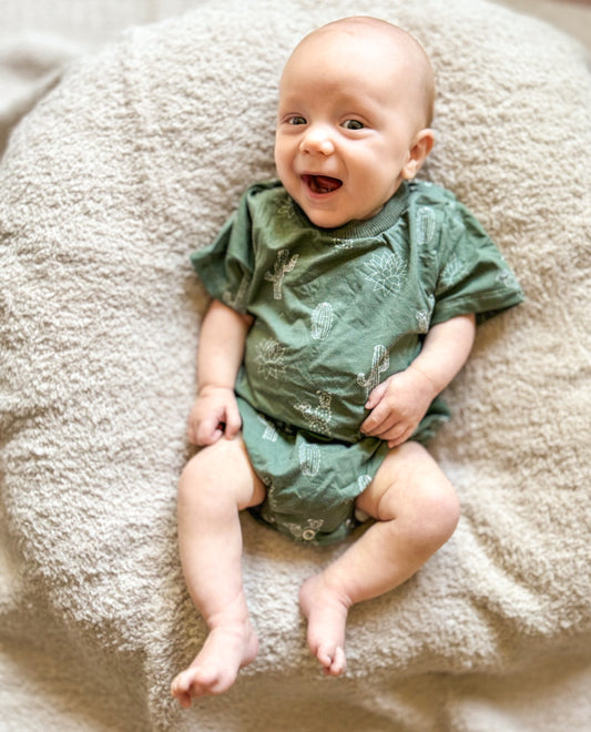 Cactus Bubble Romper