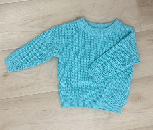 Blue Oversized Sweater