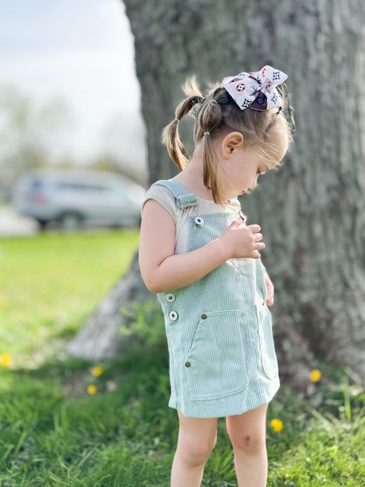 Corduroy Overall Dress