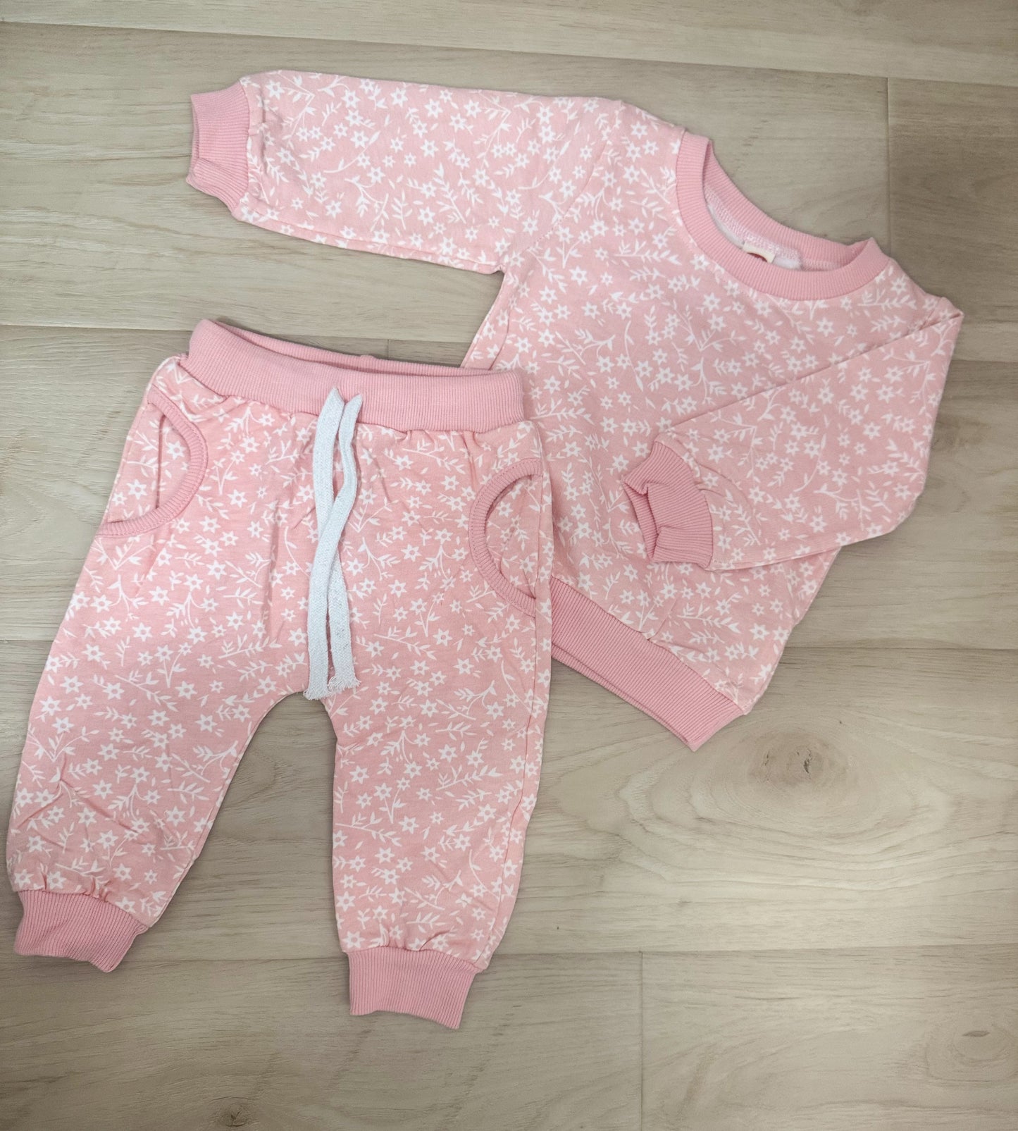 Pink Floral Lounge Set