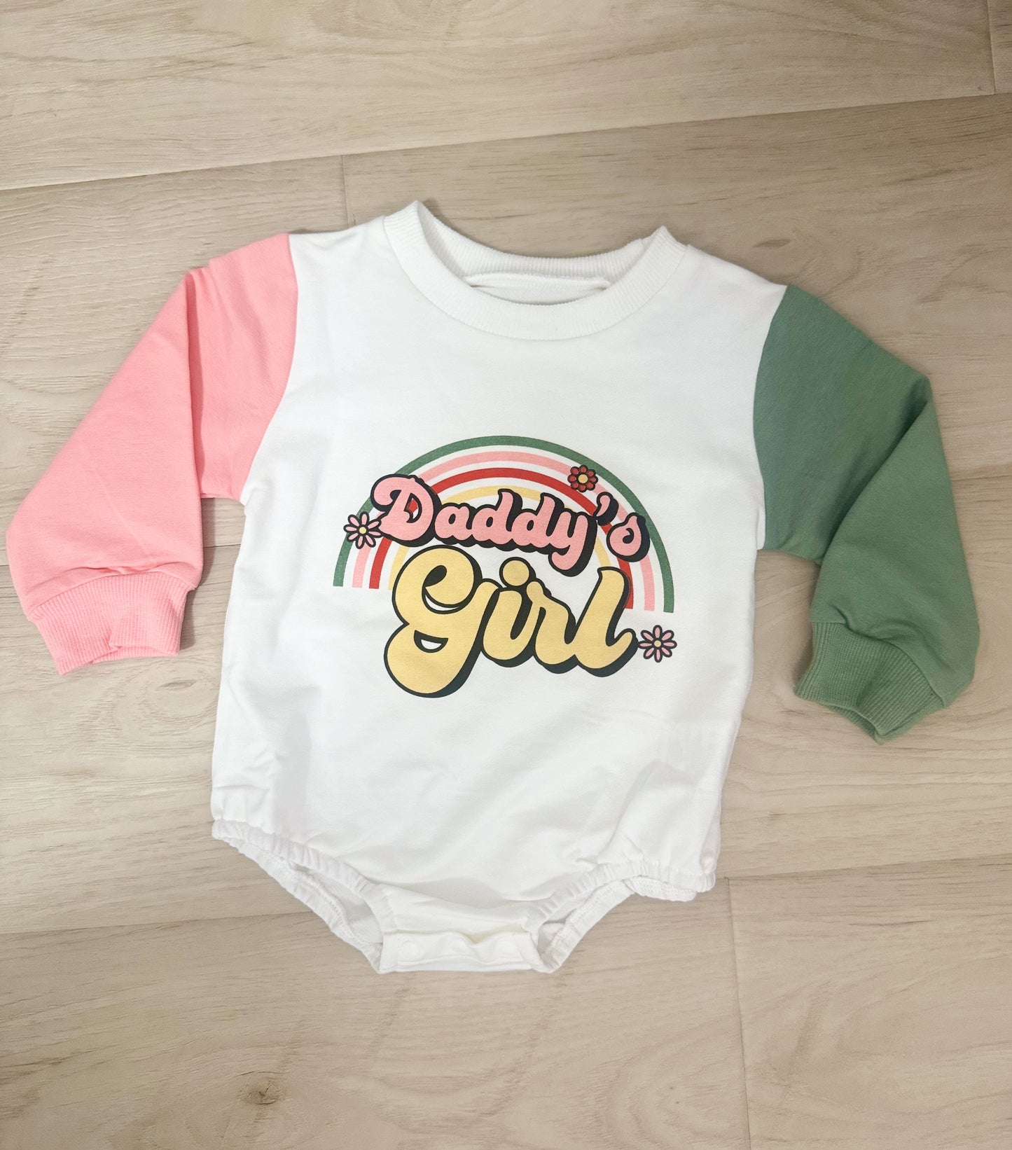 Daddy's Girl Color Block Romper